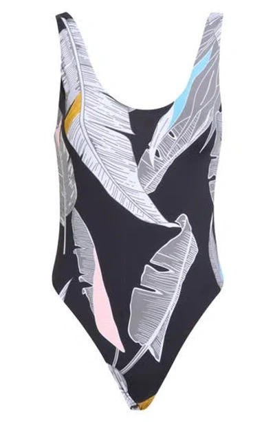 Maaji Claire Reversible One-piece Swimsuit In Black
