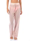 Maaji Coral Pinstripe Julieth Pants In Blanco In Pink