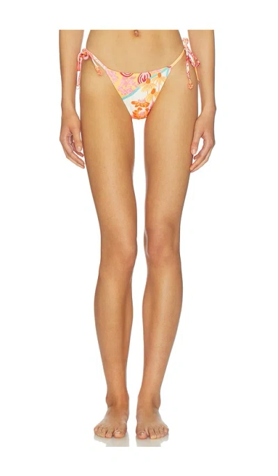 Maaji Cosmic Tropic Sunflash Bikini Bottom In Pink
