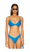 Maaji Dainty Bikini Top In Bright Blue