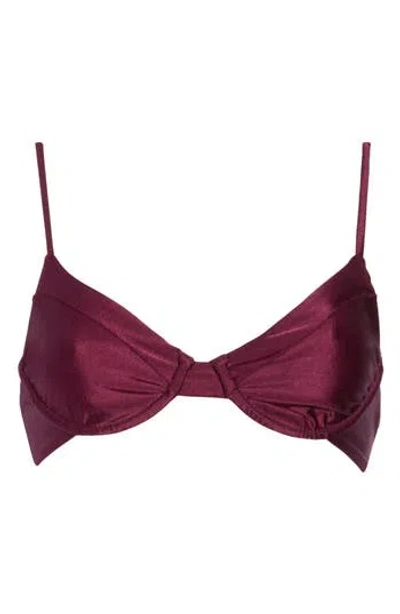 Maaji Dainty Underwire Bikini Top In Pink