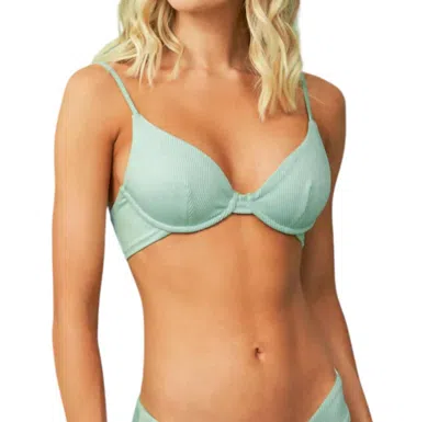 Maaji Dainty Unmolded Underwire Bikini Top In Fair Aqua In Multi