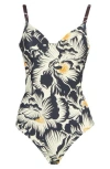 Maaji Danish Reversible One-piece Swimsuit In Blue