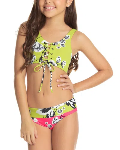 Maaji Kids'  Dazzle Bedazzled 2pc Set In Yellow