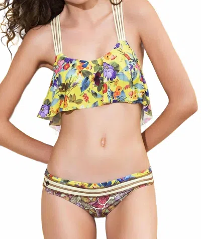 Maaji Derbyliscious Top In Yellow In Multi