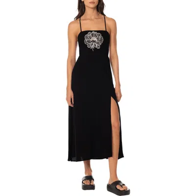 Maaji Eclipse Flora Remi Cover-up Dress In Black