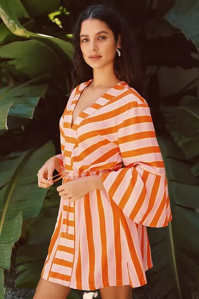 Maaji Endless Tide Kaftan Mini Dress In Multi