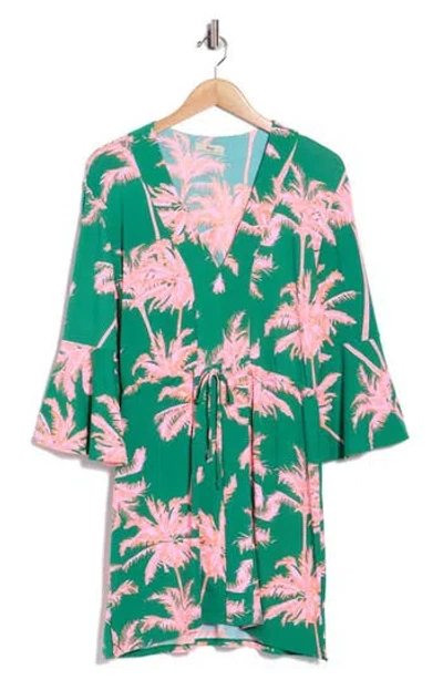 Maaji Enjoyable Cover-up Caftan In Green