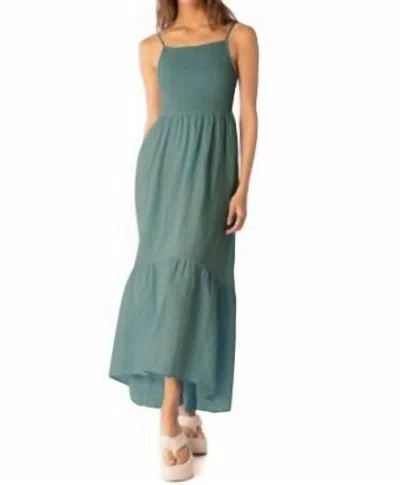 Maaji Eucalyptus Green Isadora Long Dress In Multi