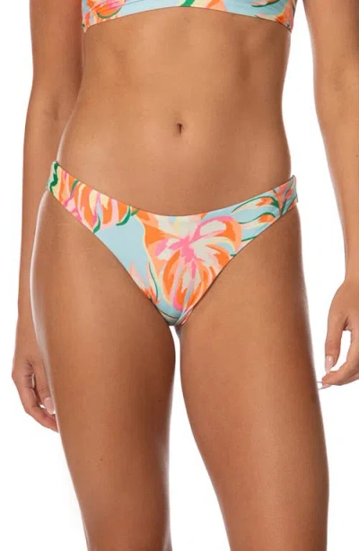 Maaji Fiesta Bloom Iconic Reversible Bikini Bottoms In Multi