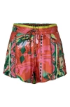 MAAJI FLAME PALMS BLISSFUL COVER-UP SHORTS