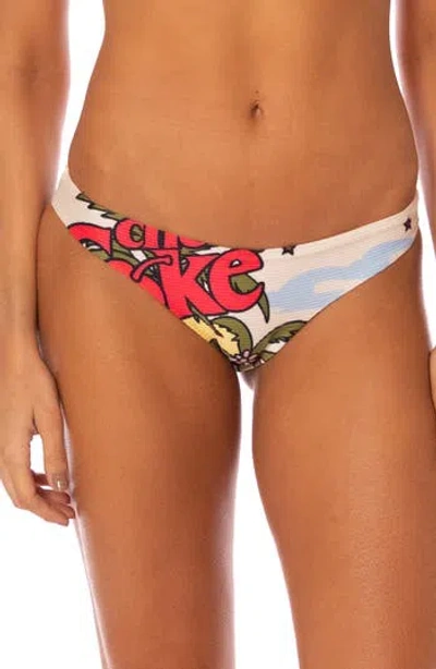 Maaji Flirt Reversible Bikini Bottoms In Multi
