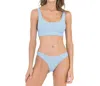 Maaji Flirt Thin-side Bikini Bottom In Blue In Blue