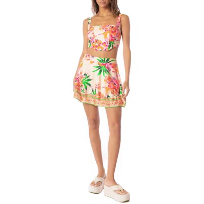 Maaji Floral Two-piece Cover-up Minidress In Multi