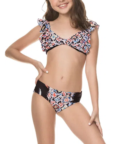 Maaji Kids'  Flowering Pisces Stardust 2pc Set In Black