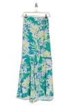 Maaji Foliage Autumn Cover-up Skirt In Green