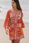 Maaji Funky Palms Enjoyable Kaftan In Multi