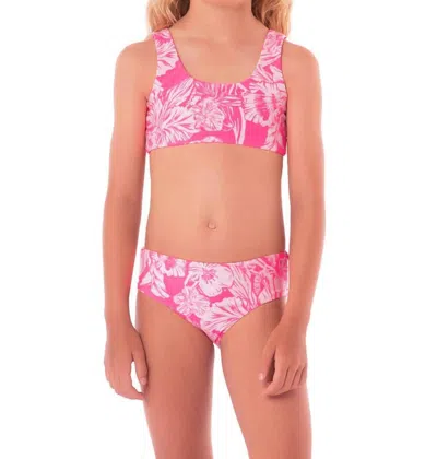 Maaji Kids' Girls' Hoya Bikini Set In Pink Blossom