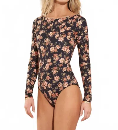 Maaji Glorious Garden Sky Surf One Piece Swimsuit In Black In Multi