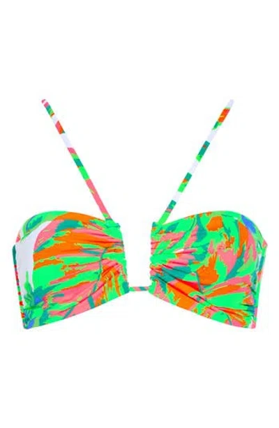 Maaji Greenleaf Ursule Halter Bikini Top In Multi