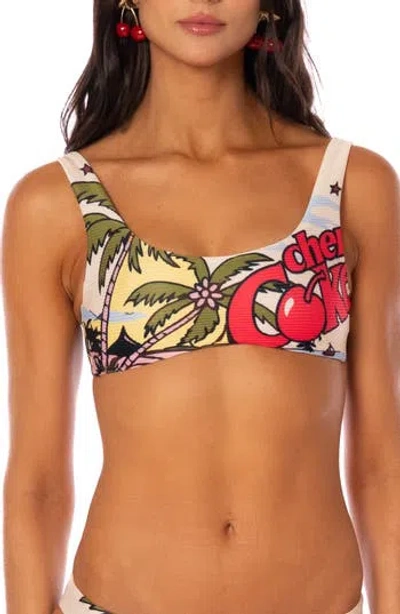 Maaji Gwen Reversible Bikini Top In Multi