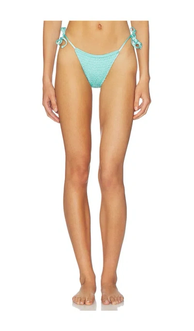 Maaji Indigo Veil Sunflash Bikini Bottom In Blue