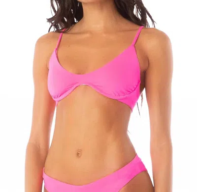 Maaji Irene Underwire Bikini Top In Fuchsia In Pink