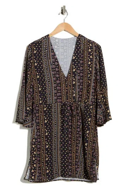 Maaji Joy Cover-up Caftan In Black