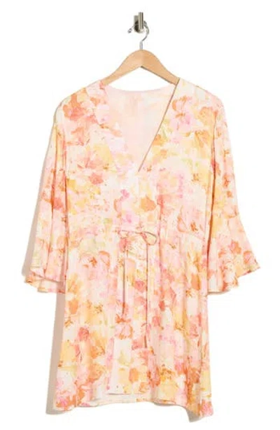 Maaji Joy Cover-up Caftan In Pink