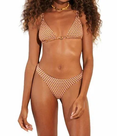 Maaji Kaleidoscope Vibes Bikini Bottom In Beige In Neutral