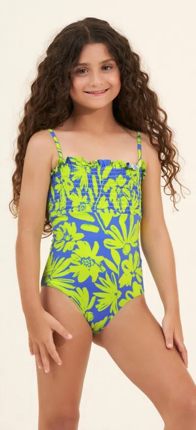 Maaji Kids' Flowerlike Becharm One Piece In Green