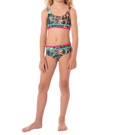 Maaji Kids' Funky Fiesta Retro Bikini Set In Multicolor