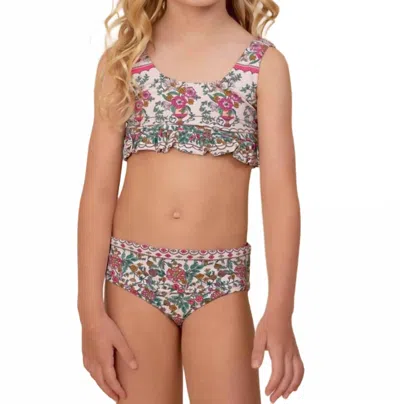 Maaji Kids' Moonbow Bikini Set In Ornamental Vintage In Multi