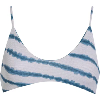 Maaji Liberties Reversible Bikini Top In White