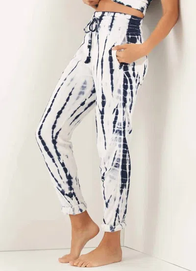 Maaji Light Terry Pant In Bliss Dye In White