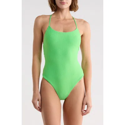 Maaji Luster One-piece Swimsuit In Green