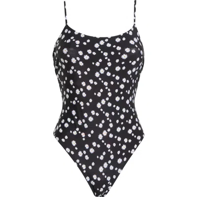 Maaji Luster Reversible One-piece Swimsuit In Black