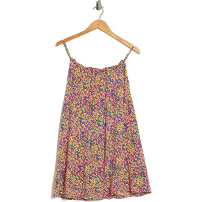 Maaji Magnolia Cover-up Minidress In Brown