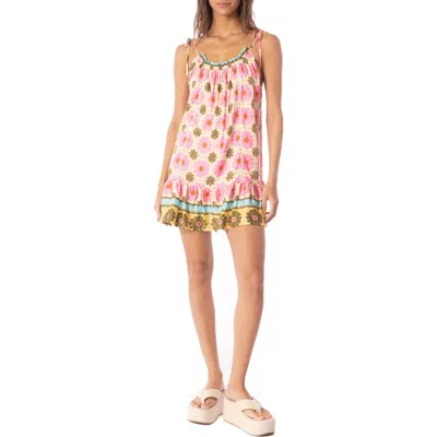 Maaji Magnolia Tie Strap Cover-up Dress In Multi