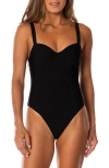 Maaji Midnight Black One-piece Swimsuit In Black