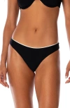 Maaji Midnight Black Reversible Bikini Bottoms In Black