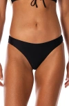 Maaji Midnight Black Sublimity Reversible Bikini Bottoms In Black