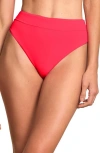 Maaji Mosaico Suzy Q Reversible Bikini Bottoms In Red