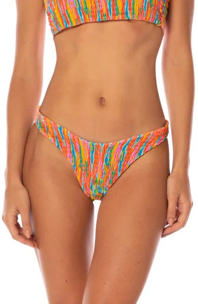 Maaji Mystic Ikat Splendor Reversible Bikini Bottoms In Multi