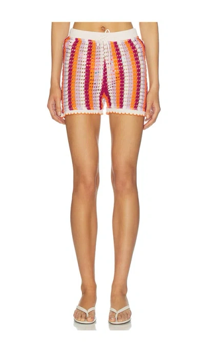 Maaji Mystic Stripe Stefano Short In Purple