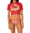 Maaji Nerina Crop Top In Cherry Bomb In Red