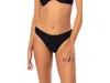 Maaji Sublimity Regular Rise Classic Bikini Bottom Womens Black Buu1119 In Black