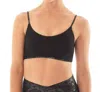 Maaji Onyx Ceci Reversible Low Impact Sports Bra In Black In Black