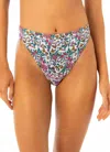 Maaji Ornamental Vintage Zefora Swim Bottom In Rosado In Multi