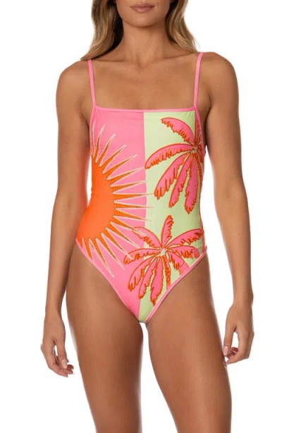 Maaji Palm & Sun Biella One-piece Swimsuit In Multi